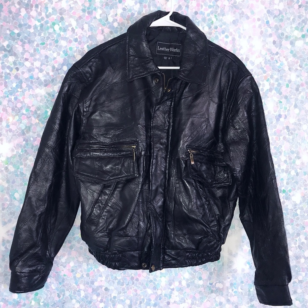 Vintage 90s Genuine Leather Jacket
